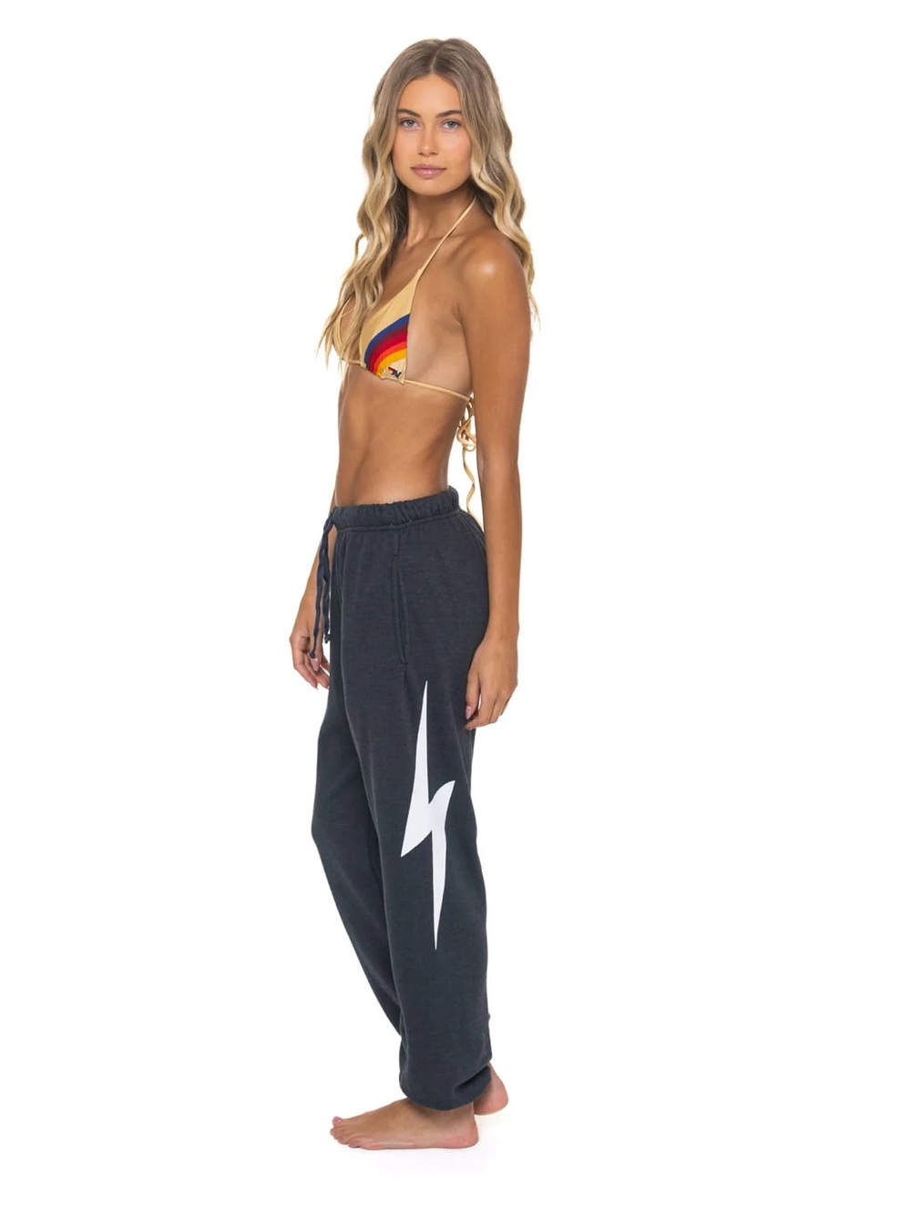 Charcoal bolt sweatpants